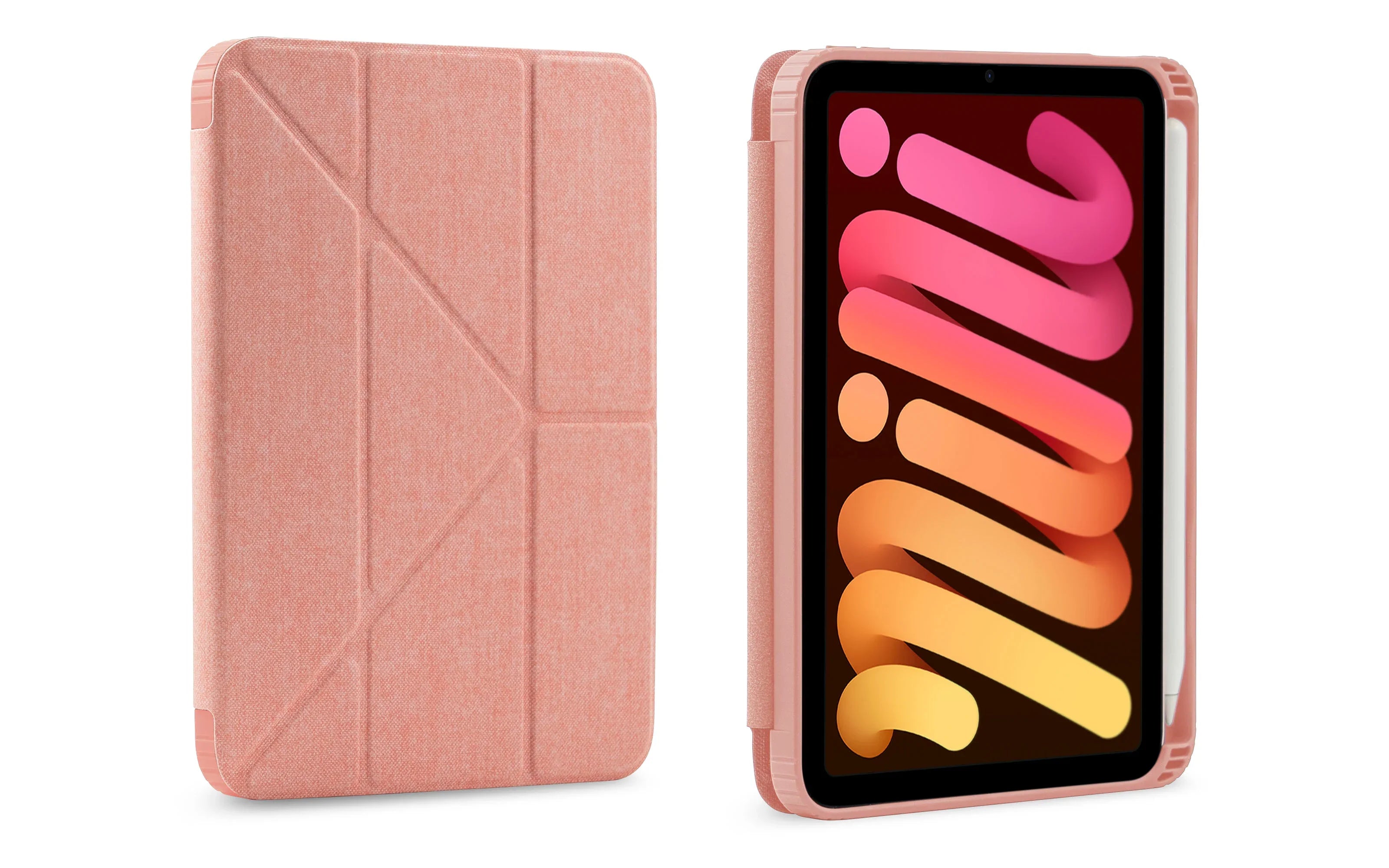 Torrii iPad Mini 7 & 6 Torero Case - Pink - Tashqila Torrii iPad Mini 7 & 6 Torero Case - Pink - Tashqila